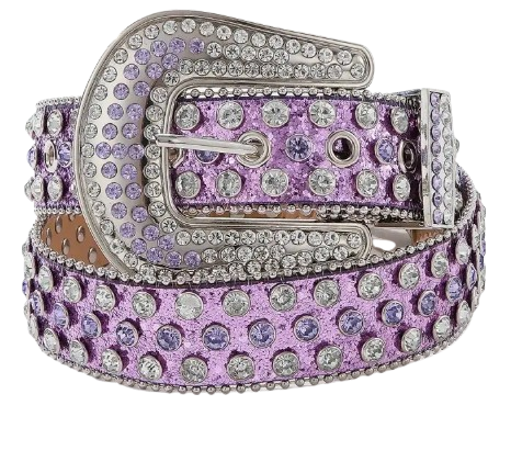 Y2K Rhinestone Belt